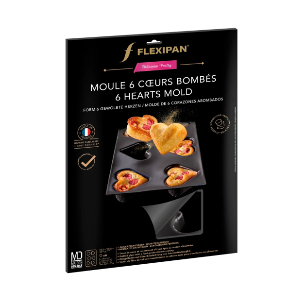 Moule en forme de Cœur Flexipan