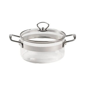 Faitout en Verre avec Couvercle 20 x H 11 cm Belissam Mastrad