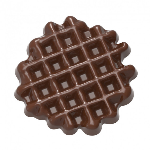 Moule Chocolat Gaufre (x10) Chocolate World