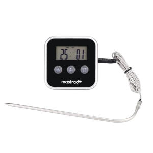 Thermomètre Cuisson à Sonde Inox M Square Mastrad Thermomètre Cuisson à Sonde Inox M Square Mastrad