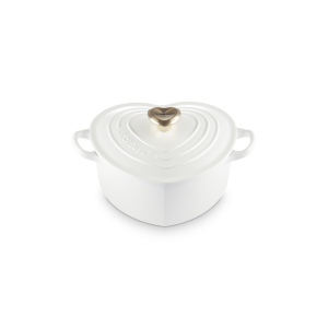 Cocotte en Fonte Cœur 20 cm Blanc Le Creuset Cocotte en Fonte Cœur 20 cm Blanc Le Creuset