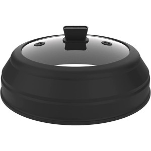 Couvercle Cloche Pliable Noir en Silicone 27 cm Mastrad Couvercle Cloche Pliable Noir en Silicone 27 cm Mastrad