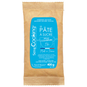 Pâte à Sucre Bleu Spéciale Couverture 400g Scrapcooking Pâte à Sucre Bleu Spéciale Couverture 400g Scrapcooking