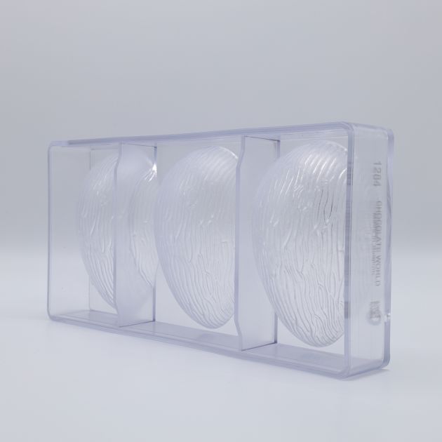 Moule œuf chocolat rayé Chocolate World