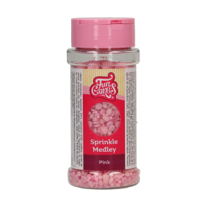 Décors en Sucre Mix Rose 70 g Funcakes Décors en Sucre Mix Rose 70 g Funcakes