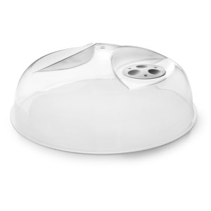 Cloche Micro-ondes Plastique Ø 24 cm x H 9 cm Ibili