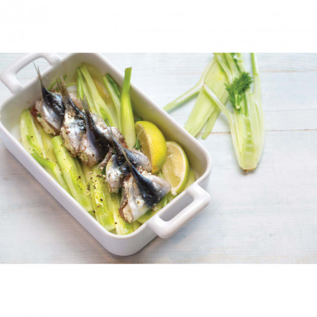 Plat servi dans un plat rectangulaire Belle Cuisine Revol