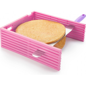 Coupe Gâteau Pliant Rose 20 à 35 cm Ibili Coupe Gâteau Pliant Rose 20 à 35 cm Ibili