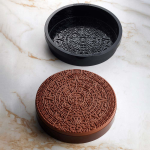 Moule Silicone Aztèque Ø 18 x H 4 cm Pavocake