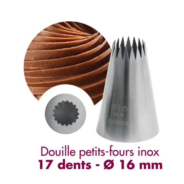 Douille Cannelée en Inox - Douille Gobel Douille Cannelée en Inox - Douille Gobel