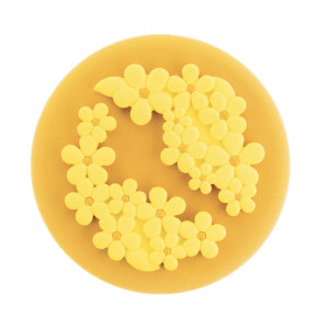 Moule Silicone Flower Power Ø 14 x H 1 cm Silikomart 3D Design Moule Silicone Flower Power Ø 14 x H 1 cm Silikomart 3D Design