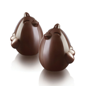 Moule à Chocolat Poules Paul Cino 25 x 15 x H 5,8 cm (x2) Silikomart Moule à Chocolat Poules Paul Cino 25 x 15 x H 5,8 cm (x2) Silikomart