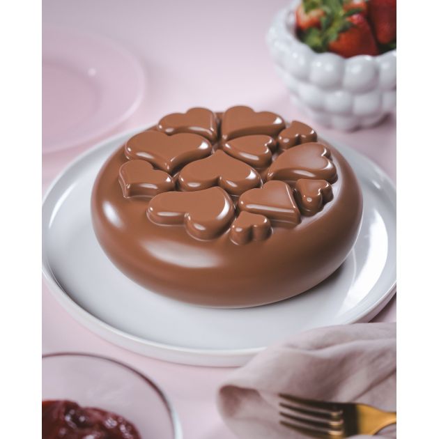 Moule cœur silicone Silikomart pour entremets Moule cœur silicone Silikomart pour entremets