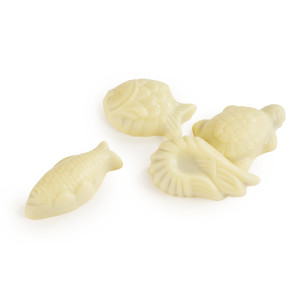 Friture Chocolat Blanc Fourré Praliné Ariel 1kg Pralibel Friture Chocolat Blanc Fourré Praliné Ariel 1kg Pralibel