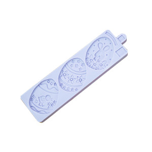 Moule en Silicone 3 Œufs de Pâques Karen Davies Moule en Silicone 3 Œufs de Pâques Karen Davies