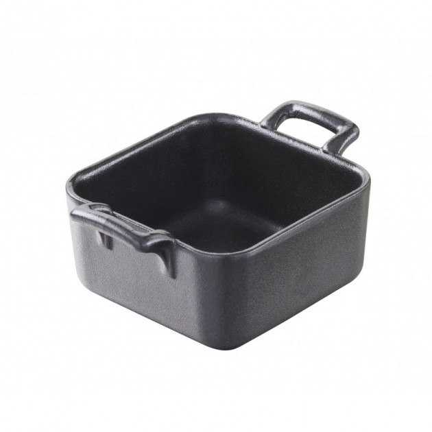 Mini Ramequin Carre Noir 7x7 cm Belle Cuisine Revol