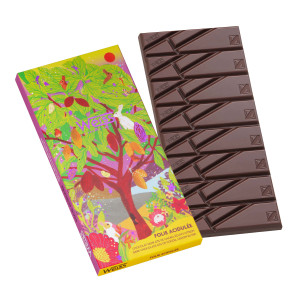 Tablette de Chocolat Noir Folie Acidulée 67% 90 g Weiss Tablette de Chocolat Noir Folie Acidulée 67% 90 g Weiss
