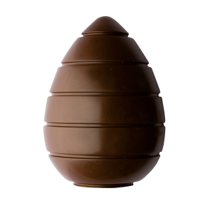 Moule Chocolat Œuf Rayé 13,5 x 9,5 cm (x3) Chocolate World Moule Chocolat Œuf Rayé 13,5 x 9,5 cm (x3) Chocolate World