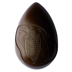 Moule Chocolat Œuf Fève de Cacao 20 x 13 cm (x2) Chocolate World Moule Chocolat Œuf Fève de Cacao 20 x 13 cm (x2) Chocolate World