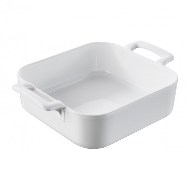 Plat Carre Blanc 20x20 cm Belle Cuisine Revol