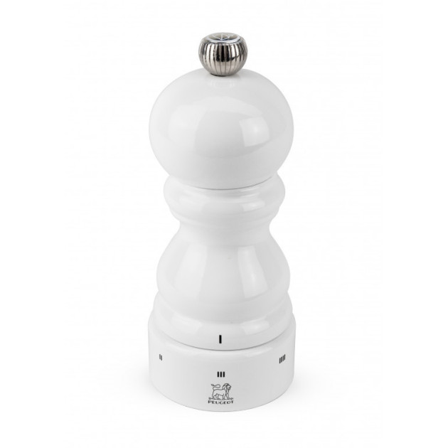 FIN DE SERIE Moulin à Sel Paris U'Select 12 cm Laqué Blanc Peugeot