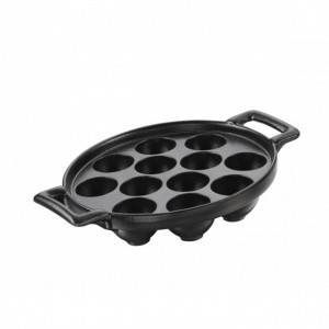 Plat à Escargots Noir 12 trous Belle Cuisine Revol Plat à Escargots Noir 12 trous Belle Cuisine Revol