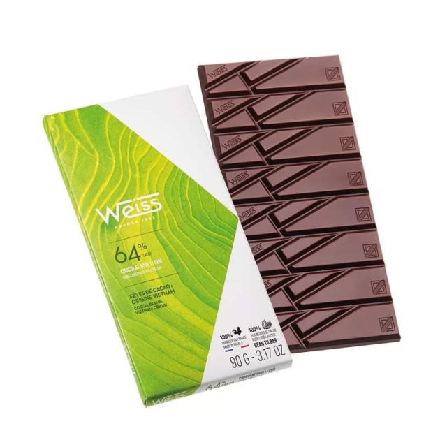 Tablette de Chocolat Noir Li Chu 64% 90 g Weiss