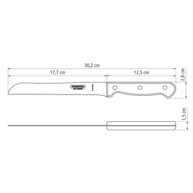 Couteau avec un manche en bois Couteau avec un manche en bois