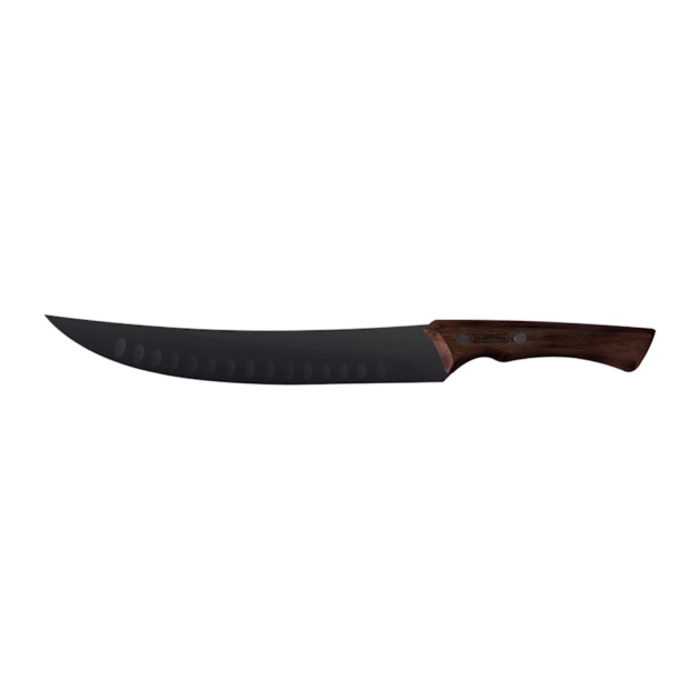 Couteau à Viande Effilé 24 cm Inox et Bois Black Tramontina
