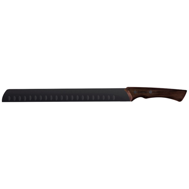 Couteau à Jambon 29 cm Inox et Bois Black Tramontina