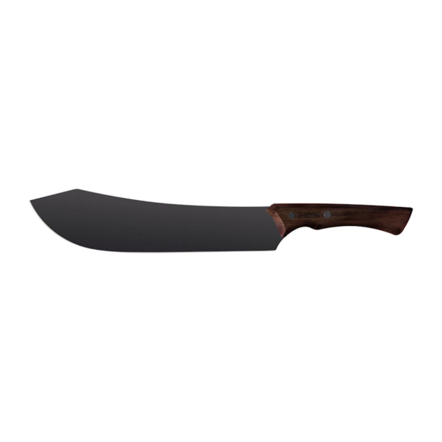 Couteau à Viande Courbé 24 cm Inox et Bois Black Tramontina