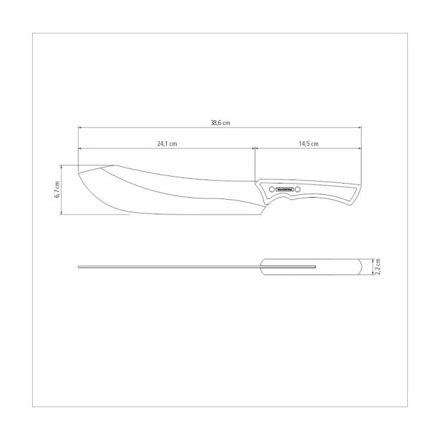 Couteau à Viande Black Tramontina Couteau à Viande Black Tramontina