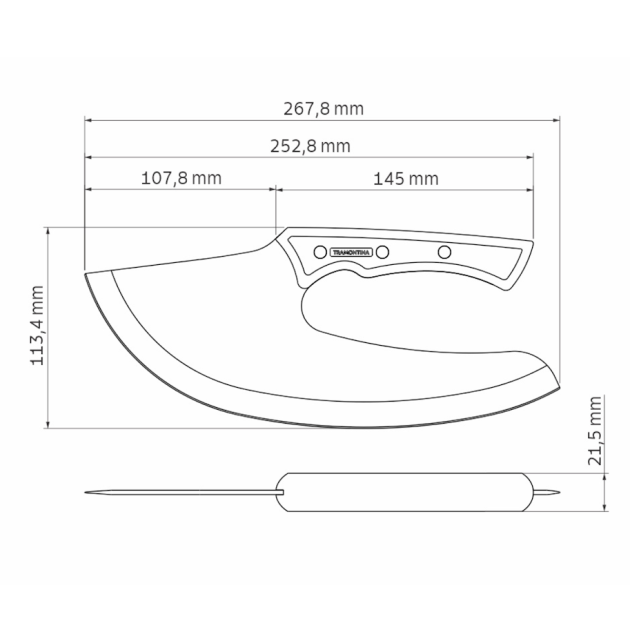 Couteau en Inox et Bois