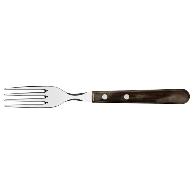 Fourchette Jumbo Marron 21,5 cm Inox et Technobois Tramontina
