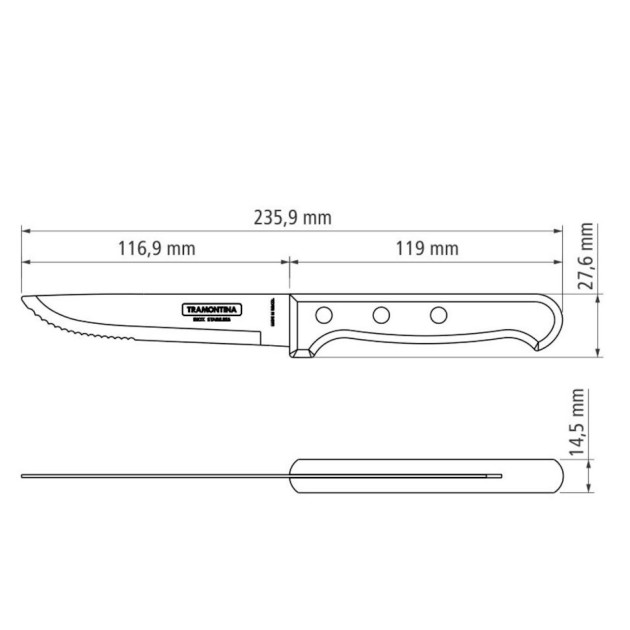 Couverts Technobois Tramontina Couverts Technobois Tramontina