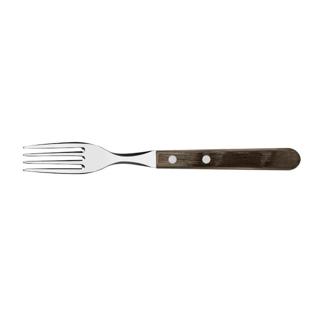 Fourchette Gaucho Marron 21 cm Inox et Technobois Tramontina