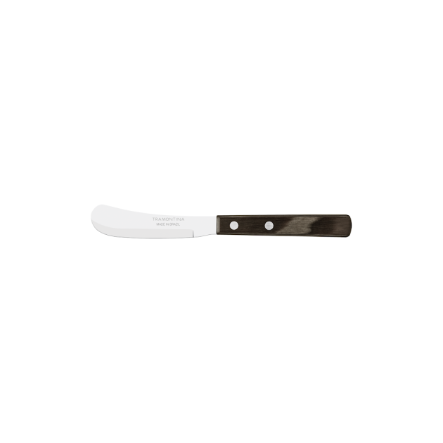 Couteau à Beurre Marron 16,5 cm Inox et Technobois Tramontina