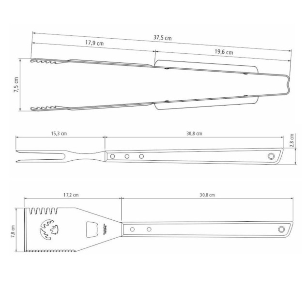 Churrasco Tramontina - Kit Barbecue Churrasco Tramontina - Kit Barbecue