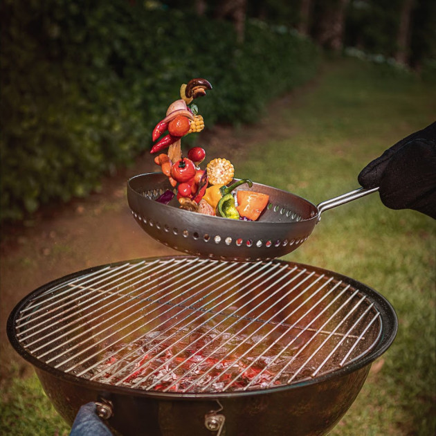 Wok Perforé pour Barbecue Wok Perforé pour Barbecue