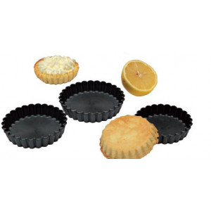 Tartelette Cannelée 9 cm x H 1,8 cm Exoglass® (x12) Tartelette Cannelée 9 cm x H 1,8 cm Exoglass® (x12)