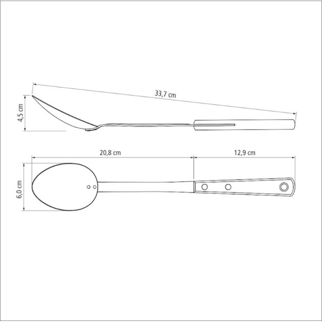 Dimension Cuillère Inox Technobois Tramontina Dimension Cuillère Inox Technobois Tramontina