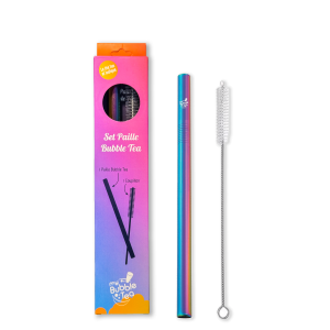 Set Paille Inox et Goupillon My Bubble Tea Set Paille Inox et Goupillon My Bubble Tea