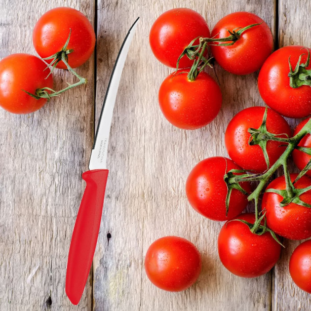 Couteau de Cuisine Rouge Inox Couteau de Cuisine Rouge Inox