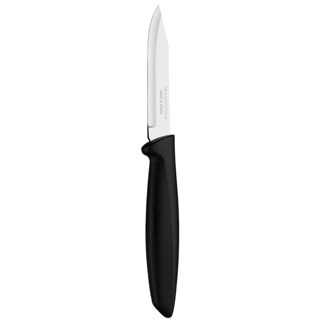 Couteau d'Office 8 cm Noir Inox Plenus Tramontina