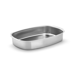 Plat à Four Rectangulaire en Inox 42,2 x 28,3 cm De Buyer Plat à Four Rectangulaire en Inox 42,2 x 28,3 cm De Buyer