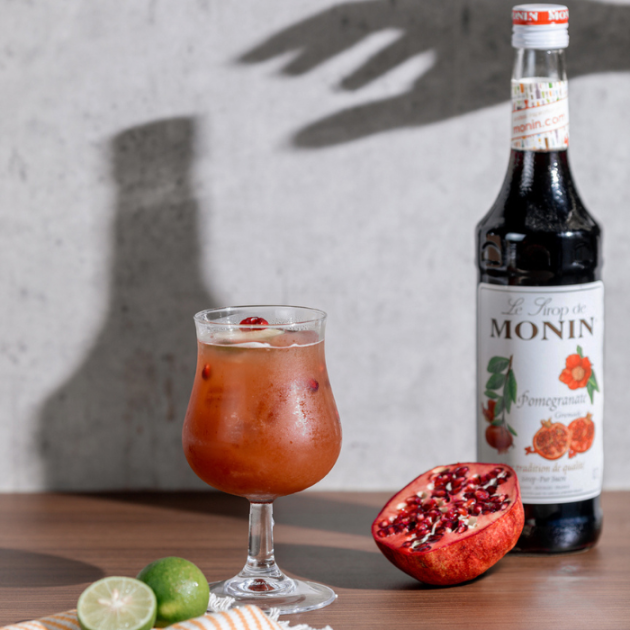 Cidre avec Sirop Grenade Monin Cidre avec Sirop Grenade Monin