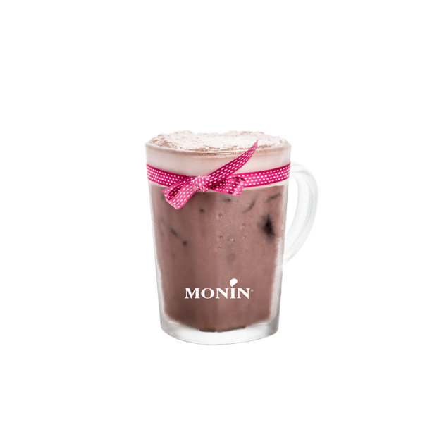 Chocolat Glacé avec Sirop Cerise Monin Chocolat Glacé avec Sirop Cerise Monin