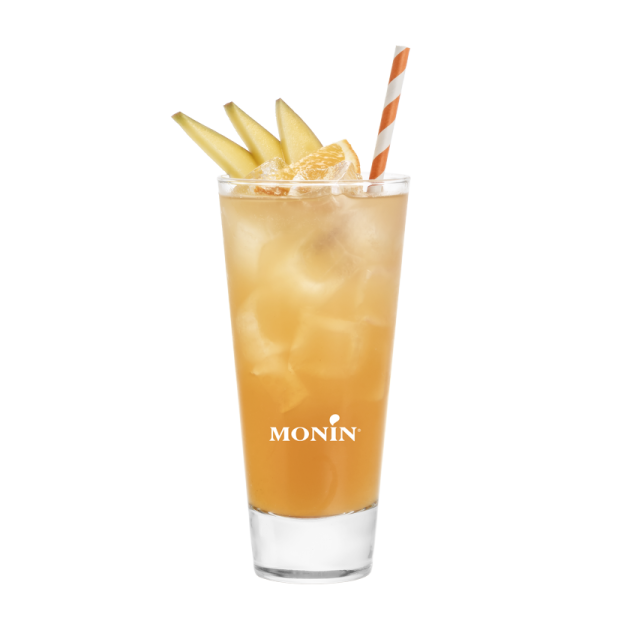 Mangoretto Soda avec le Sirop Amaretto Monin Mangoretto Soda avec le Sirop Amaretto Monin