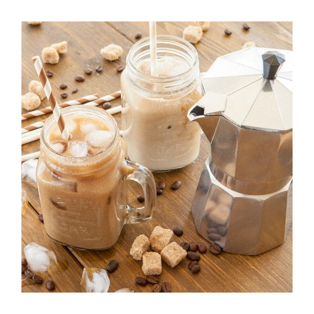 Latte Glacé Banane et Sirop Monin Chocolat Blanc Latte Glacé Banane et Sirop Monin Chocolat Blanc