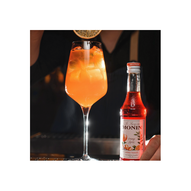 Cocktail Monin Spritz avec Sirop Orange Spritz